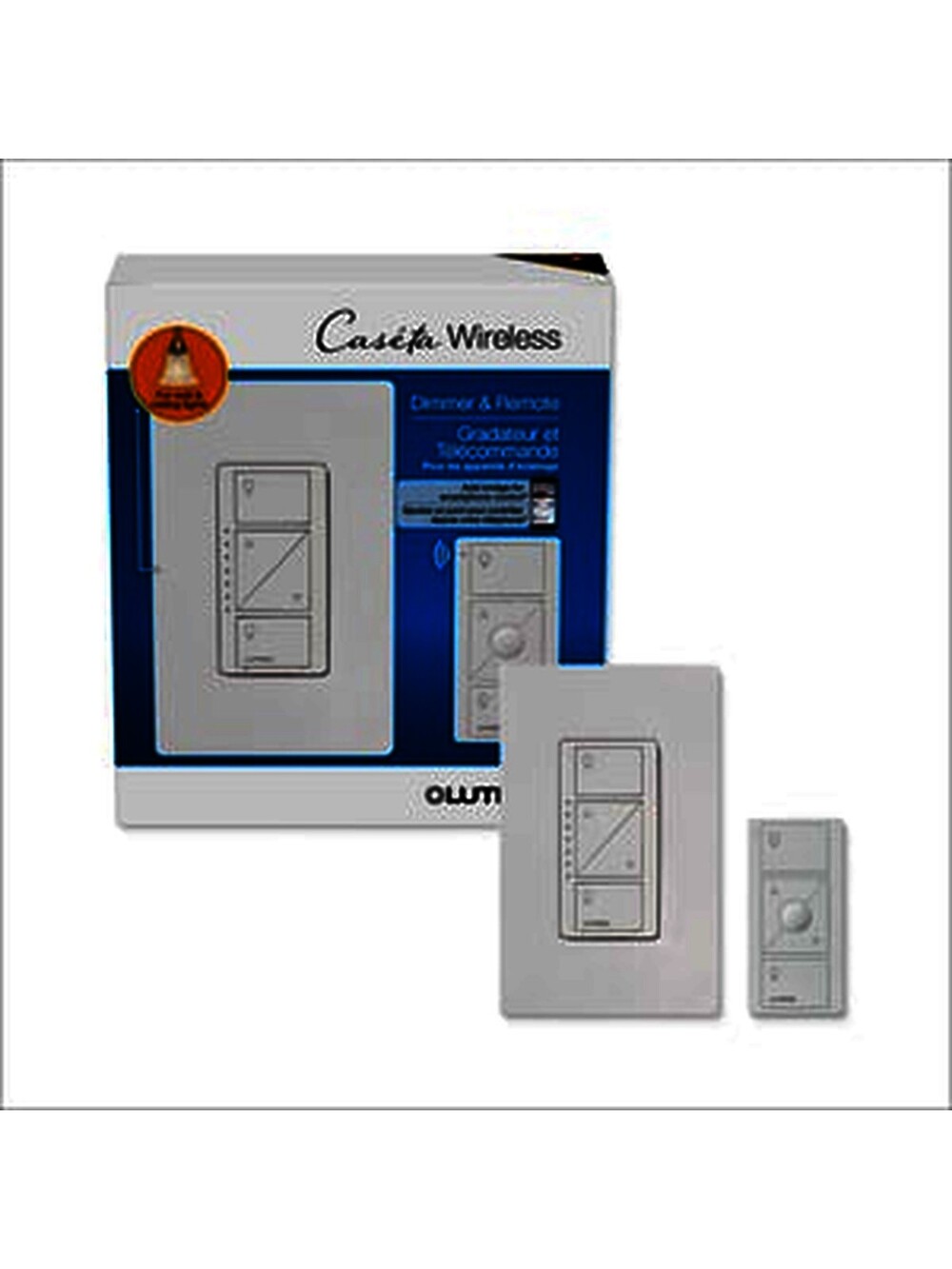 Lutron Caseta Wireless Smart Lighting Dimmer Switch With Remote White
